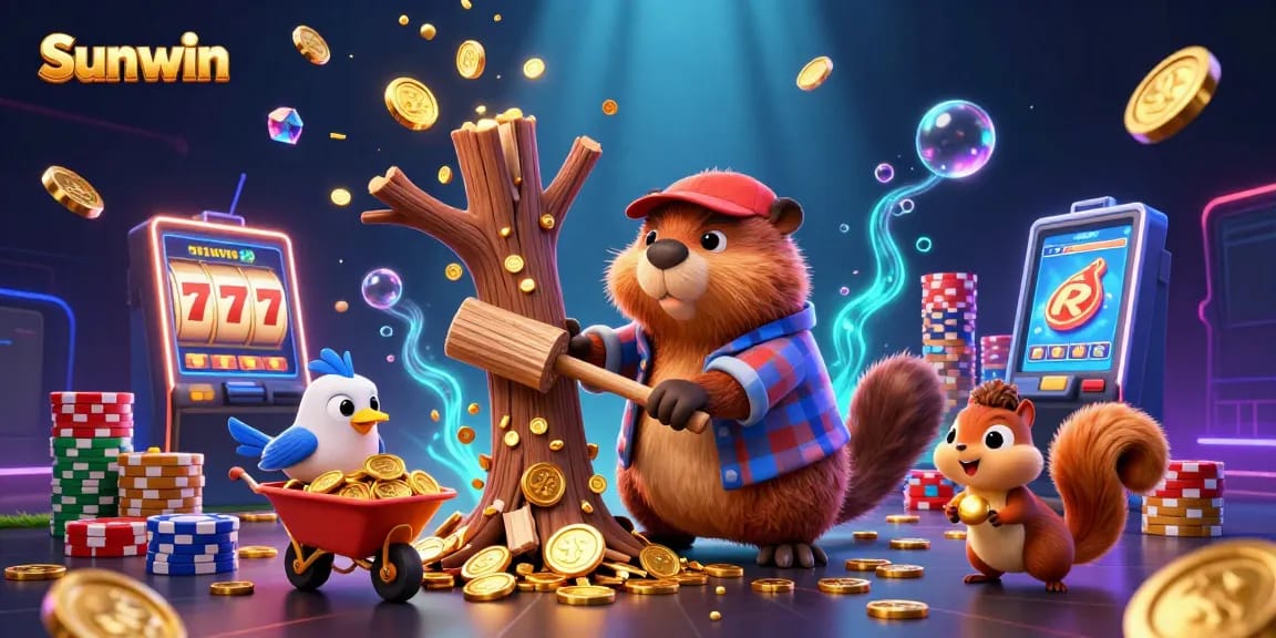Spin the reels with Sunwin’s vibrant characters in an exciting casino adventure.