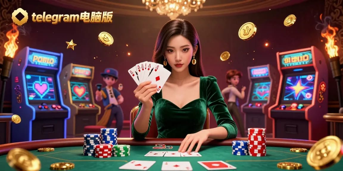 在豪华赌场桌上体验令人兴奋的扑克时刻,与telegram电脑版一起。