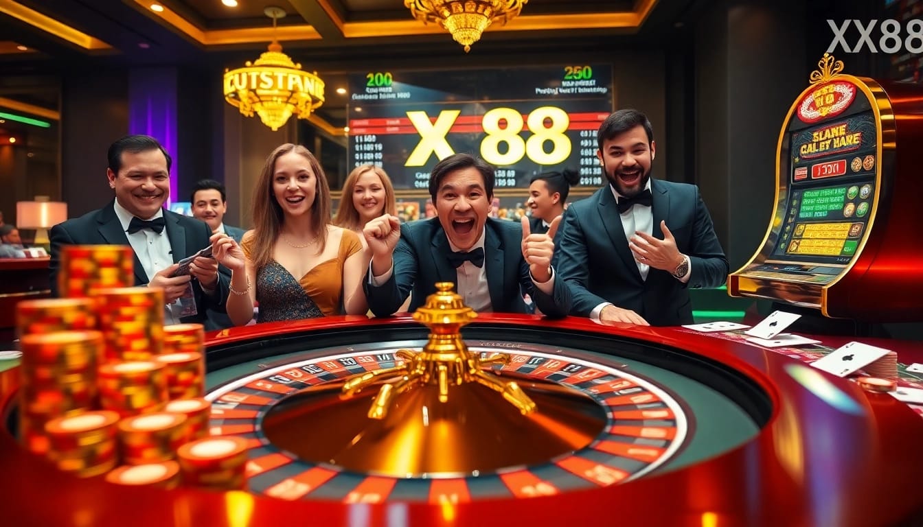 Experience the thrill of winning at XX88 with vibrant casino activities and exciting games.