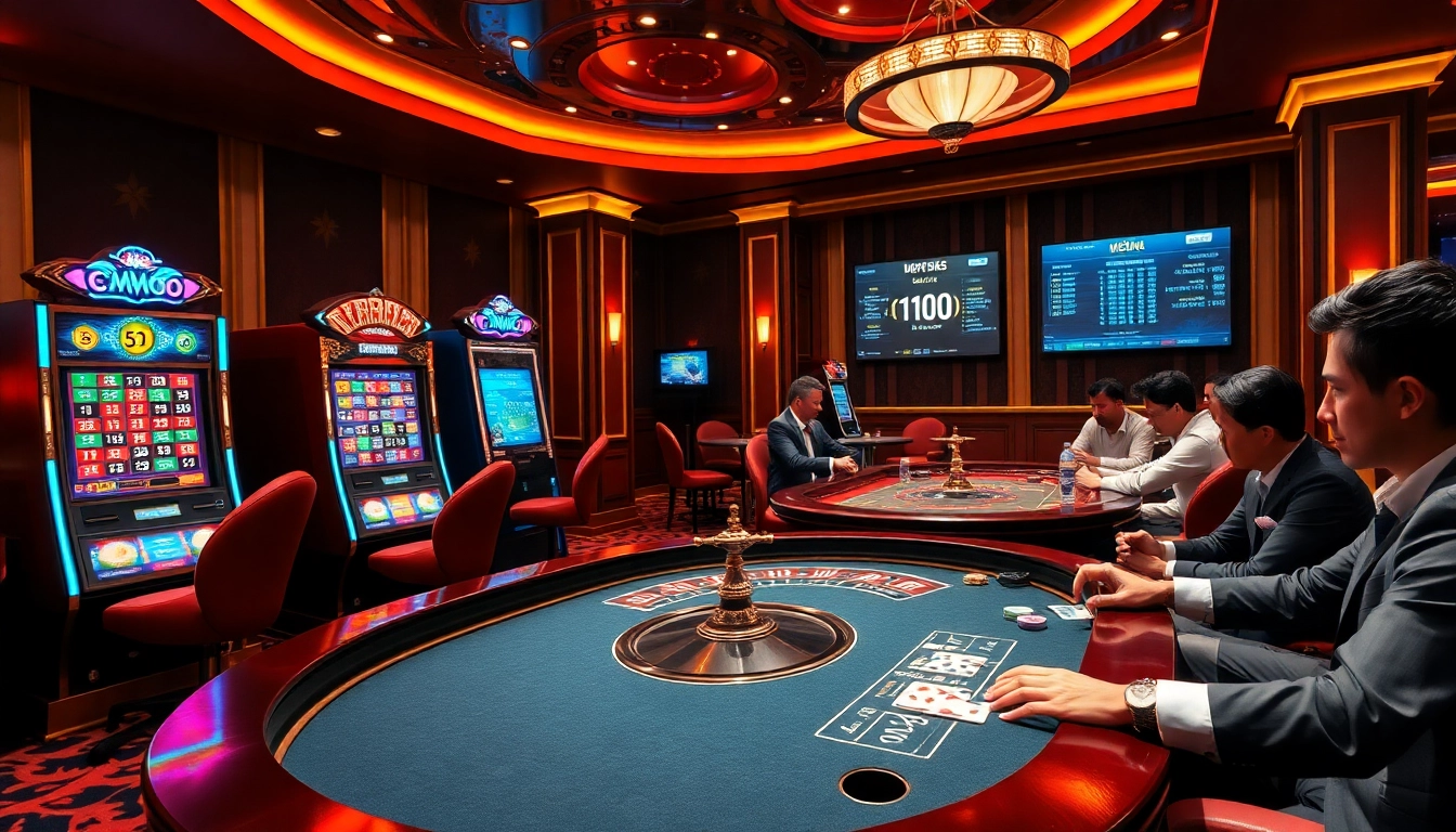 Experience the excitement at MMOO casino with thrilling slot machines and vibrant poker games.