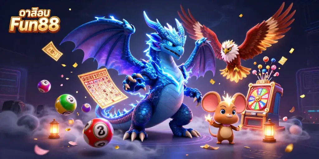 Experience high-energy action at คาสิโน Fun88 with thrilling game elements and vibrant visuals.