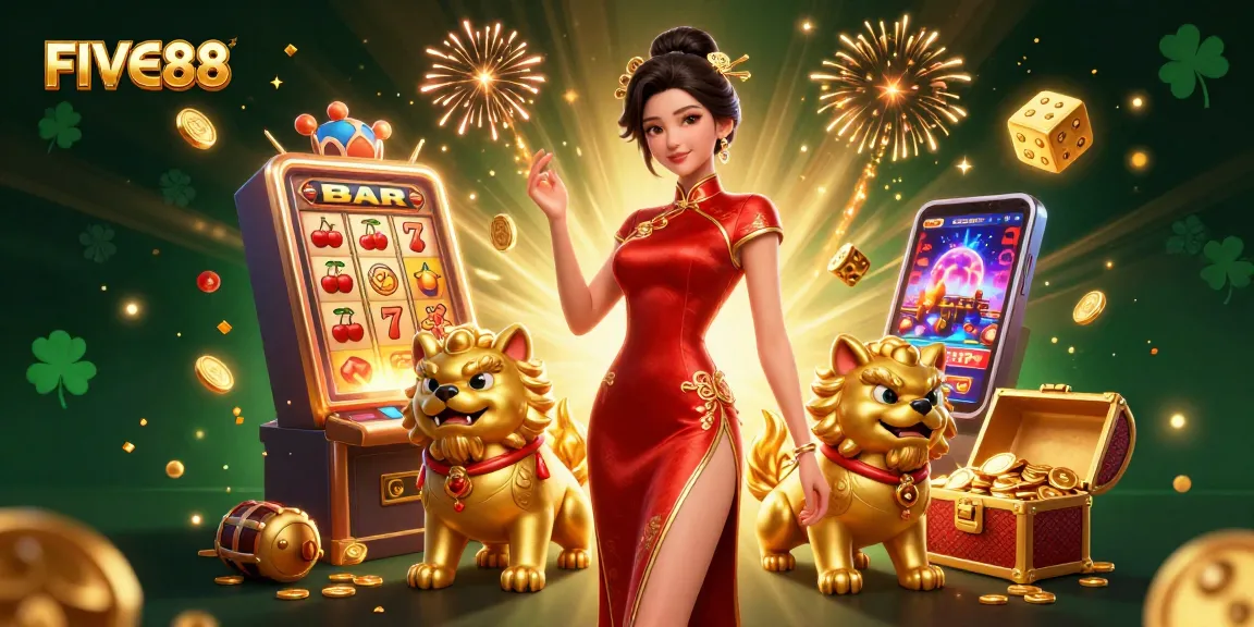 Experience the exciting casino world at FIVE88 with vibrant slots and dynamic gameplay.