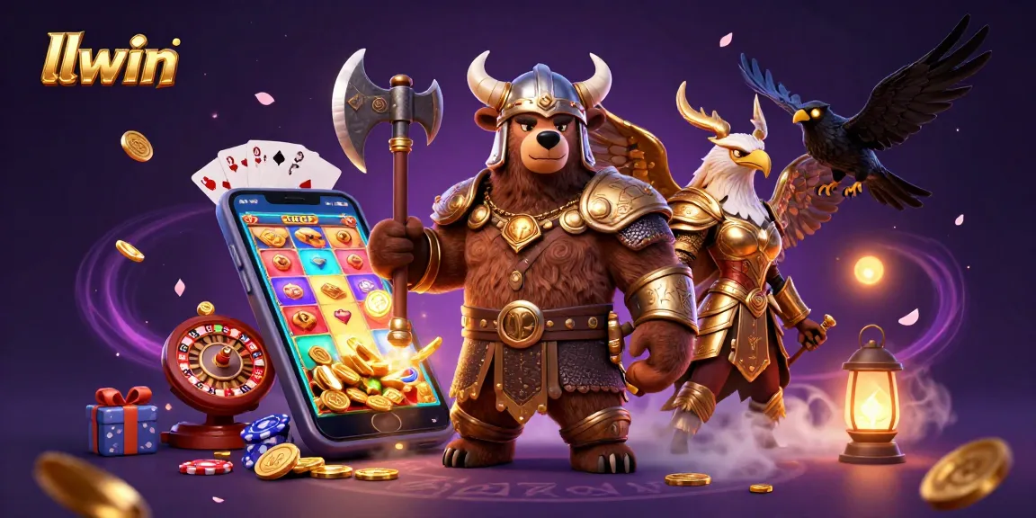 Engage with llwin's thrilling jackpot slots featuring vibrant bears, Valkyries, and explosive game elements.