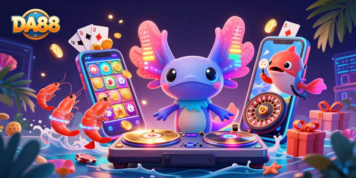 Experience exciting gameplay with DA88 as lively characters engage in vibrant casino fun.