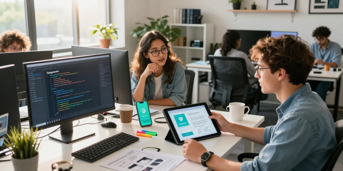 Download Telegram in a vibrant workspace, showcasing teamwork and innovation.