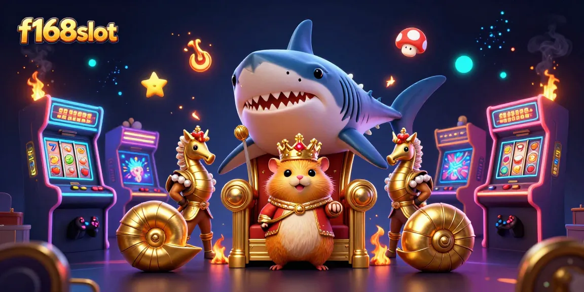 Experience f168slot's thrilling gaming world with captivating characters and vibrant slot elements.