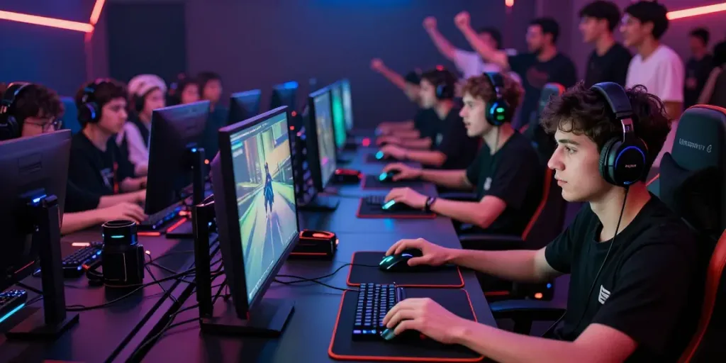 Trải nghiệm chơi game trực tuyến đầy kịch tính tại f168 với không gian tươi sáng và công nghệ hiện đại.