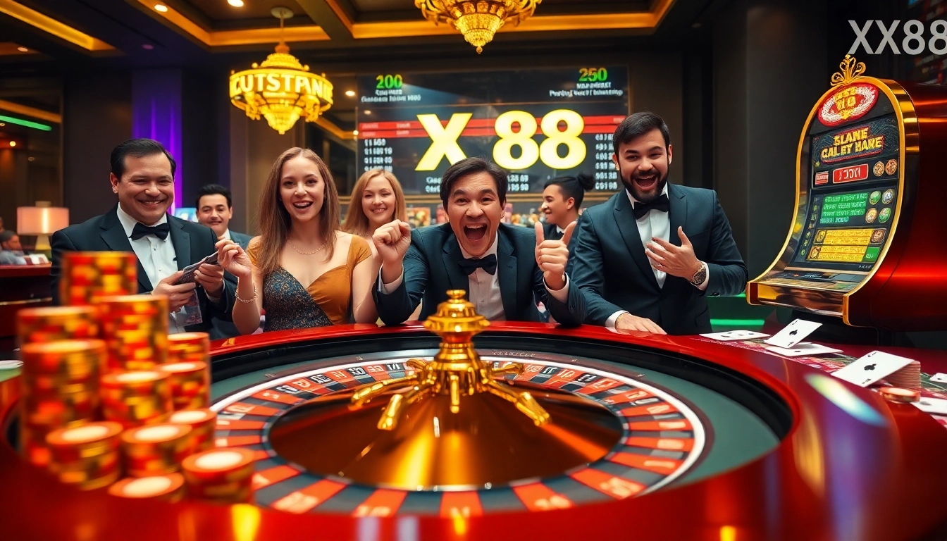 Experience the thrill of winning at XX88 with vibrant casino activities and exciting games.