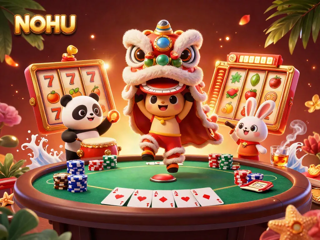 Engage with the excitement of NOHU by winning jackpots in a vibrant casino scene.